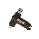 Metal OTG Type-C 2 in 1 OTG USB C 32GB 64GB 128GB 256GB Flash Drive U Disk Customized Logo Memory Stick manufacturer