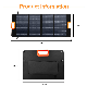  Wholesale Mono Crystalline Folded Solar Panel 60W 100W 200W 400W Solar Panel in 4 Folds for Outdoor Camping and Power Station