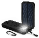 Dual USB Waterproof Solar Power Bank with Flash Light Torch Back up Solar Mobile Charger Power Bank