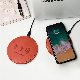  Leather Mobile Phone Wireless Charger Power Bank for Power Supply