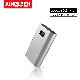 Aluminium Metal Portable Charger 6000mAh Power Bank with LCD Indicator Battery Pack