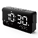 Voice Sound Control Top Seller Cheap Desk Table LED Digital Alarm Clock