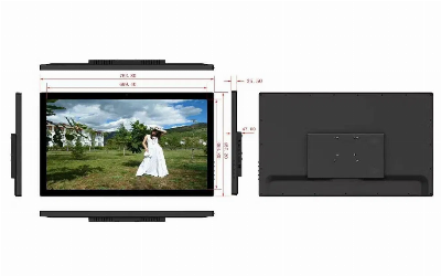 32" WiFi Build in Battery HD LCD Digital Picture Photo Frame with USB, SD Card Video Advertising Player Plastic Monitor