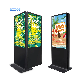  Aiyos 43 49 55 65 Inch Black Color Dual Screen 10% off Double Side Digital Signage Kiosk for Shopping Mall Basic Customization