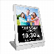  New Battery Operated WiFi Digital Photo Frame with Wireless Charger for Salon Hotel Bar