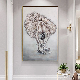 Modern Simple Girl Ballet Hand-Painted Oil Painting Hanging Picture