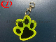  Hot Promotional Gift PVC Reflective Ornaments Key Chain Dfo-019