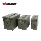 Tacband Military Style Army Green Metal Gun Money Safe Tool Ammo Box