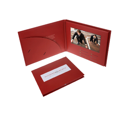 Cmyk Printing Digital Video Memory Hardcover Book with SD Memory Card