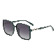  Readymade Tr90 High Quality Square Shape with Metal Chain Decoration Fashion Women Sunglasses