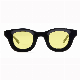  2023 Exclusive Designer Style Thick Acetate Cr39 Sunglasses Round Fashion Popular Sunglasses Designer Top Sunglasses