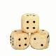 6 Sided Gambling Small Round Corner Wood Dice manufacturer