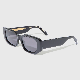  Yeetian Custom Nylon High Quality Fashion Black Rectangle Acetate Sunglasses