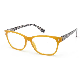  Fashion Plastic Square Full Frame Glass Mens Reading Glasses