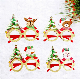 Novelty Christmas Party Gift Decoration Glitter Plastic Glasses for Kids manufacturer