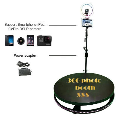 Dropping Service 360 Photo Booth Use for Wedding Decoration