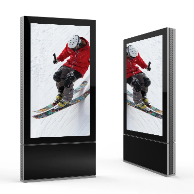 Freestanding 700nits High Brightness Digital Totem Kiosk for Shopping Center