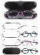 Hot Sale Tr90 Ultrathin Anti-Blue Light Portable Eyeglass Frames Round Thin Optics Reading Glasses in Pod Case