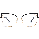  2022 Fashionable Oval for Glasses for Girls Wholesale Ready Goods Metal Eyewear