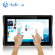  15.6 Inch Aluminum Frame Display LCD Monitors True Flat HD Industrial Touch Panel PC IPS