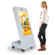  43 Inch Floor Standing Touch Advertising Kiosk Portable Outdoor Digital Signage with Battery Android Digital Kiosk LCD Screen