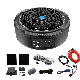 Edge SL1708 8’ ’ 500 Watts Underseat Slim Amplified Car Subwoofer with Remote Control and OFC Wiring Kits