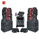  T. I PRO Audio Professional Dual 12 Inch Drivers Line Array Tops with 18 Inch Bass Speakers