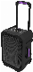  8′′hifi 2.1 Trolly Karaoke Portable Professional Bluetooth Speaker with Wireless Microphone