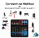 Audio Mixer with 2 Stereo Power Sound Console Mixer for Live Broadcast manufacturer