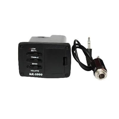 OEM Brand Ukulele Pickup Equalizer 2 Band with Tuner Guitar Pickup