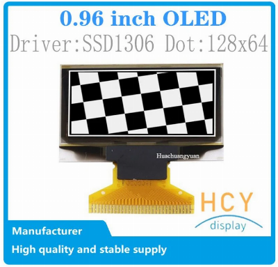 Elevate Your Design with Our 0.96 Inch Pm-OLED Display 128X64 Resolution!