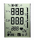  Positive Transflective 6 O′ Clock Segment Tn LCD for Blood Pressure Device Display LCD
