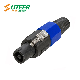  4 Pole Female Lockable Speaker Cable Connector