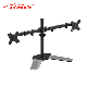 Charmount Adjustable Flexible Multi Computer LCD LED Vesa Dual Monitor Stand Mount Bracket