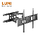 Affordable Flat Panel Adjustable Full-Motion TV Wall Mount for Double Stud
