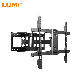  Wholesale OEM ODM Heavy-Duty Steel Tilt Swivel TV Bracket VESA 600x400 Full Motion Wall Mount with Articulating Arms for 37