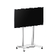 Public TV Floor Stand Wheelbase 50-110" Loading Capacity 125kgs