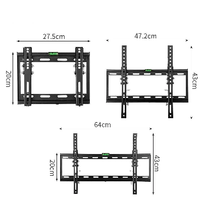 Horizontal Design TV Wall Mount 14-42" LED Plasma Flat Screen Monitor Flat