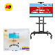 2022 to Vietnam New Nb Ava1500-60-1p Mobile TV Cart 32"-70" Flat Panel LED LCD Plasma TV Stand with Camera Tray and AV Shelf