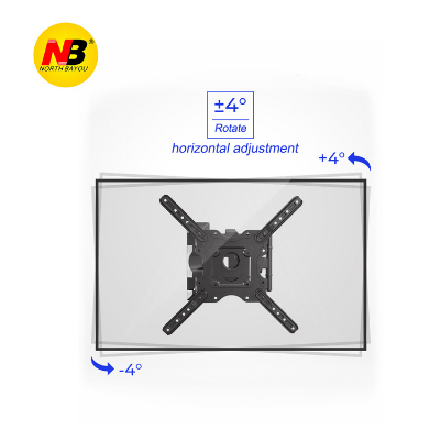 2022 to Canada New Nb P4 Full Motion Articulating TV Wall Mount Bracket for 32"-55" LED LCD Plasma Flat Screen Monitor Max Loading 27kg TV Stand