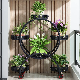  Planter Rack Flower Stand Pot Holder Stackable with Tray Ci25149
