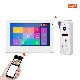 IP/WiFi 4-Wire Memory 7 Inch Video Intercom Video Doorphone Home Security Interphone Video Doorbell