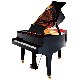 88-Key Gran Piano with Stool