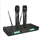  2 Channels Stage Ear Headset Wireless UHF Microphone Systems