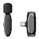  Wireless Microphone System with Speakers Support Noise Canceling Lavalier for Android Phone