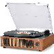 3-Speed 33/45/78 Rpm Lp Bluetooth Vinyl Record Player