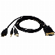 Hdmii to VGA Cable for Chromebook Raspberry Pi Roku xBox