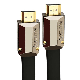  High Speed 24K Gold Zinc Alloy Shell PVC CABLE 19+1 Flat HDMI cable v2.0 v2.1 support 3D 4K Data Transfer with Ethernet