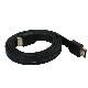 4K HDMI Male to Male Flat Cable Black