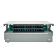  1U 19-inch 48 Core Optical Fiber Distribution Frame with Full Coupler and Optical Fiber Cable